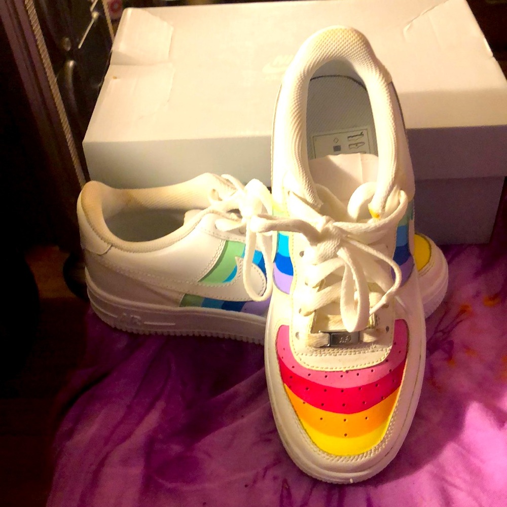 Hand painted Nike Air Force Ones